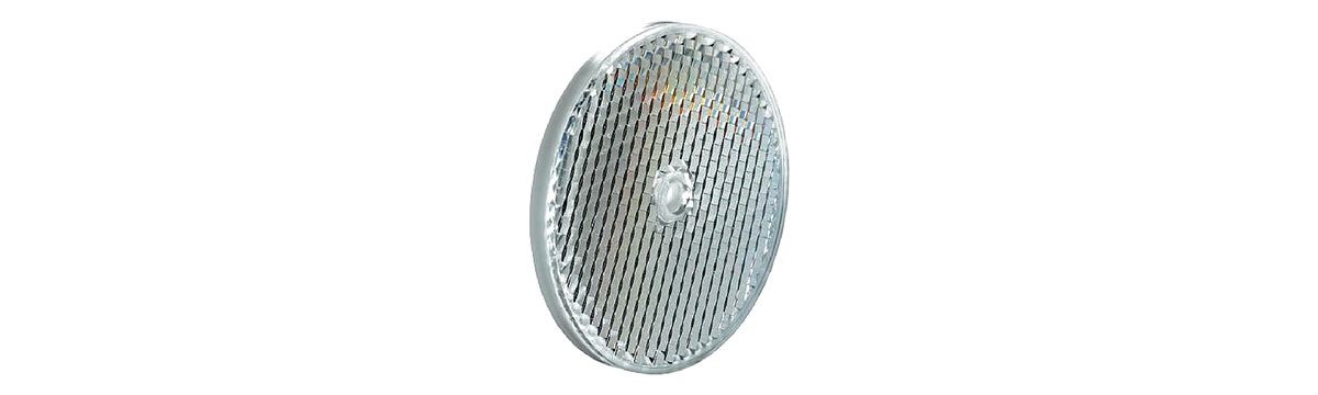 3.3 inch (84mm) Round Reflector, German silver mirror